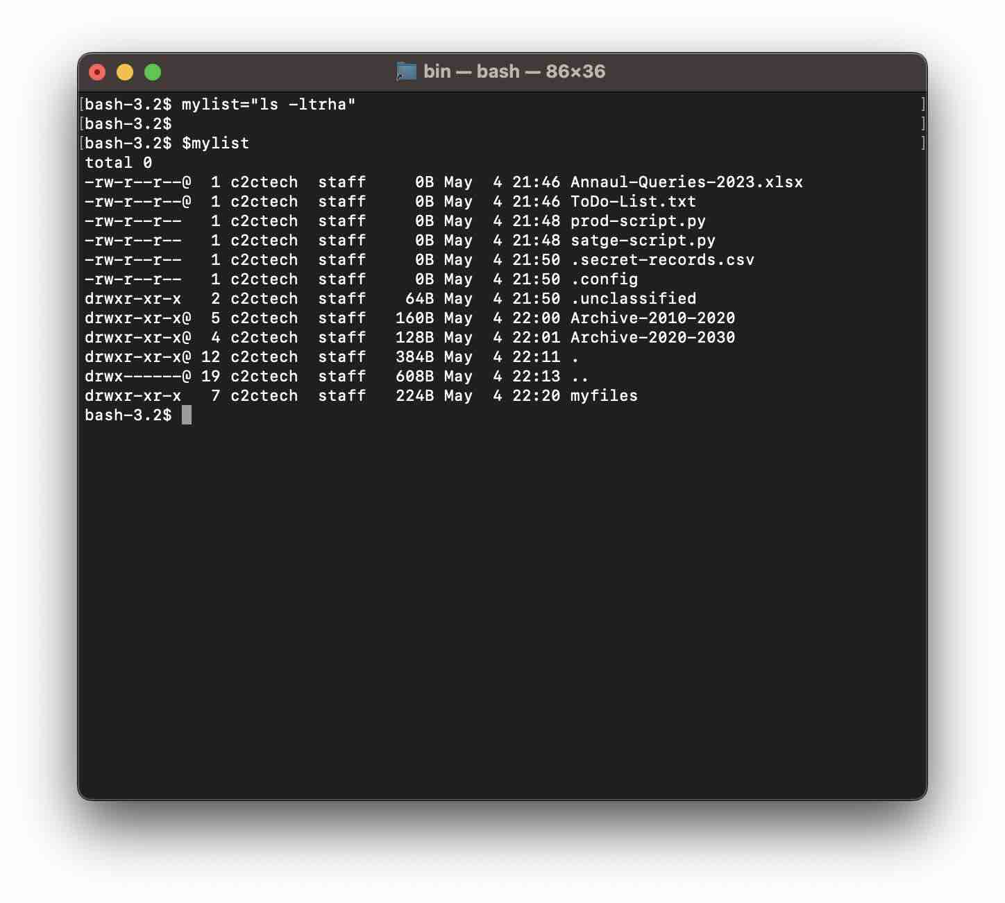 How to Assign Bash Command to Variable